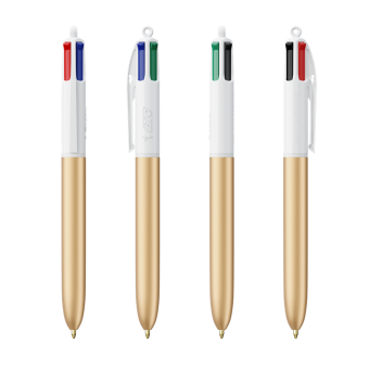 BIC® 4 Colours Glacé Gold