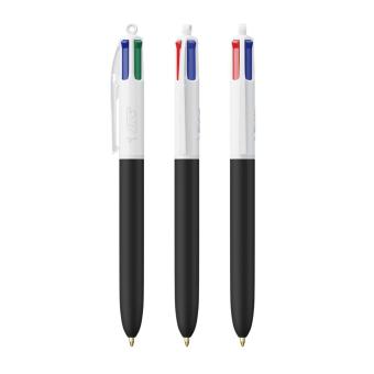 BIC® 4 Colours Soft with Lanyard White/black