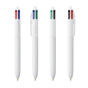 BIC® 4 Colours® ballpen White