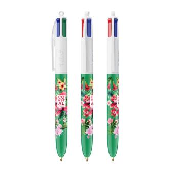 BIC® 4 Colours® ballpen White/green