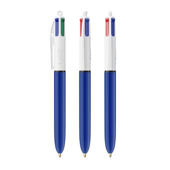 BIC® 4 Colours® ballpen White/navy