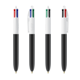 BIC® 4 Colours® ballpen White/black