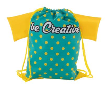 CreaDraw T Kids custom drawstring bag for kids Yellow