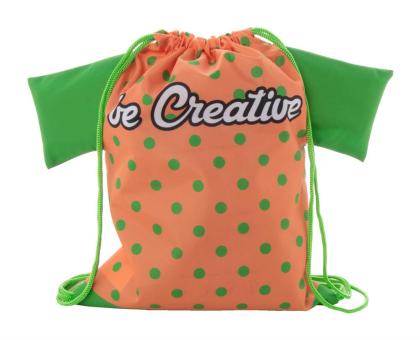 CreaDraw T Kids custom drawstring bag for kids Green