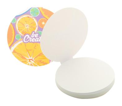 CreaStick Circle custom sticky notepad White