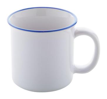 Gover vintage sublimation mug Blue/white