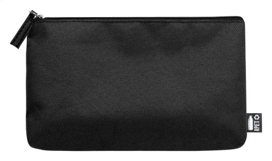 Akilax RPET cosmetic bag Black