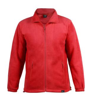 Diston RPET fleece jacket, red Red | L