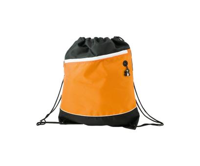 Cobra drawstring bag Orange/black