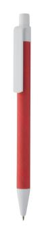 Ecolour ballpoint pen Red/white
