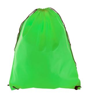 Spook drawstring bag Lime green