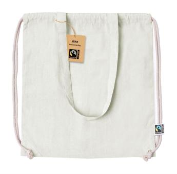 Riak Fairtrade drawstring bag Nature