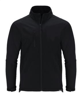 Grifter RPET softshell jacket, black Black | L