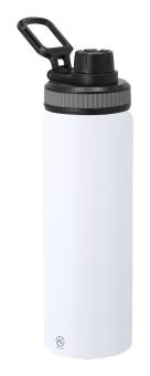 Fouler recycled aluminium sport bottle White