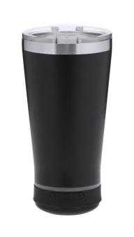 Tandix thermo cup with speaker Black