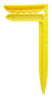 Waky beach towel clip Yellow