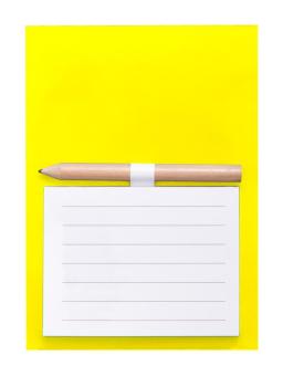 Yakari magnetic notepad Yellow