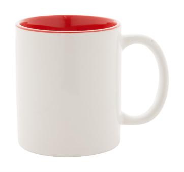 Loom Tasse Weiß/rot