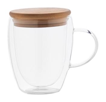 Grobina glass thermo mug Nature