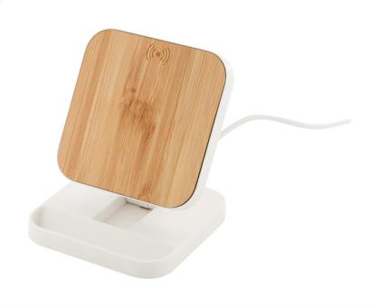 Rabso wireless charger mobile holder, nature Nature,white