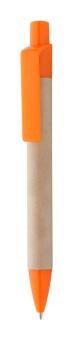 Reflat recycled paper ballpoint pen Nature orange