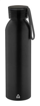 Ralusip recycled aluminium bottle Black