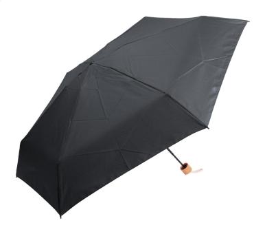 Miniboo RPET Mini-Regenschirm Schwarz