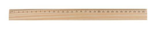 ThreeO pine wood ruler Nature