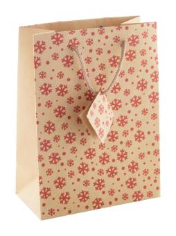 Majamaki S Christmas gift bag, small, nature Nature,red