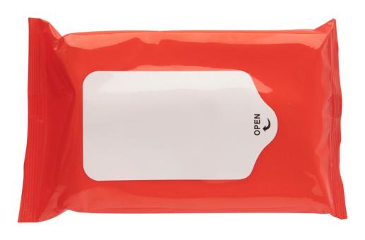 Hygiene wet wipes Red