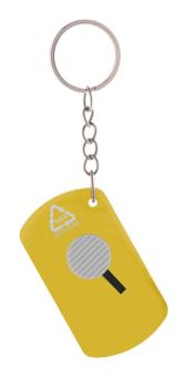 Parcelo paper knife keyring Yellow