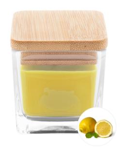 Cubama candle, lemon Yellow