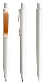 prodir DS8 PSP Push ballpoint pen White/orange