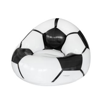 Inflatable football chair "Coach" Black