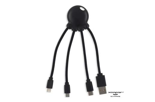 2087 | Xoopar Octopus Charging cable Schwarz