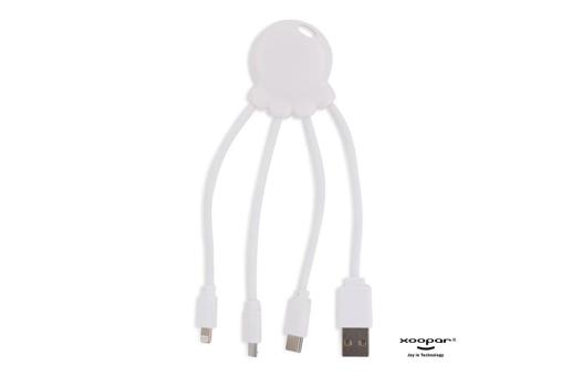 2087 | Xoopar Octopus Charging cable Weiß