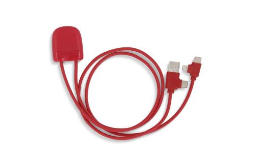 Xoopar Ice-C Charging cable Red