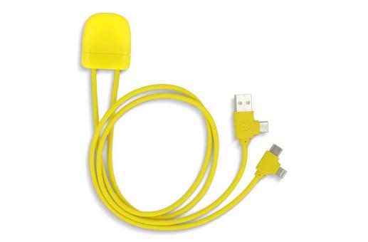 Xoopar Ice-C Charging cable Yellow