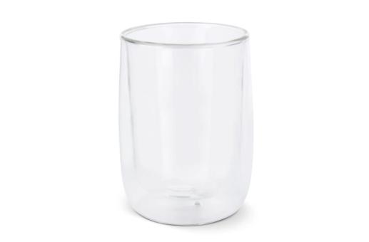 Doppelwandiges Kaffeeglas Marian 320 ml Transparent