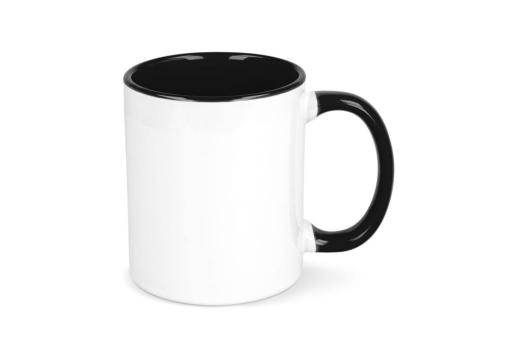 Mug subli Oslo colored inside & handle 300ml White/black