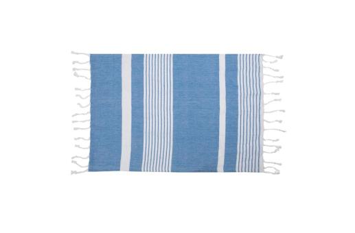 Sagaform Ella Hamam organic cotton 50x70cm Aztec blue