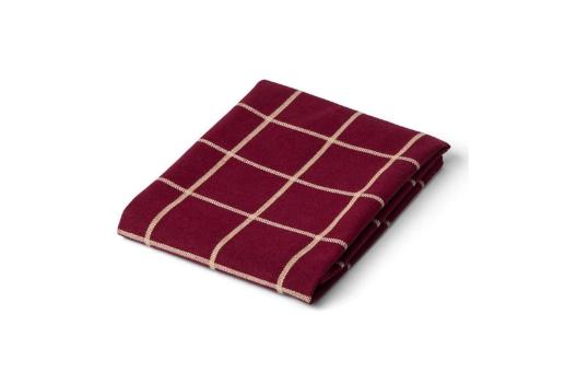 Eliza Recycled Kitchen Towel Red