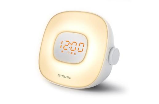 ML-198 | Muse wake up light FM radio White