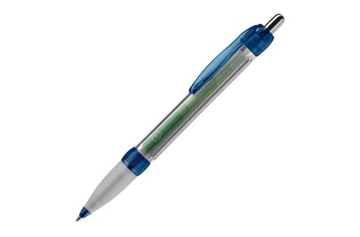 Banner-pen, grip transparent Transparent blue