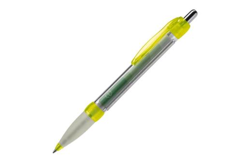 Banner-pen, grip transparent Transparent yellow