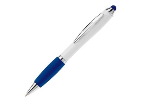 Ball pen Hawaï stylus hardcolour White/blue