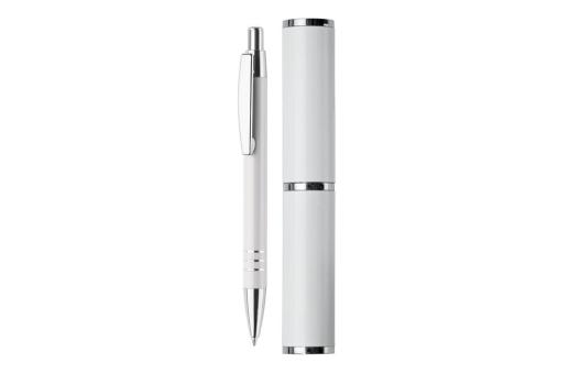 Aluminum ball pen in a tube White