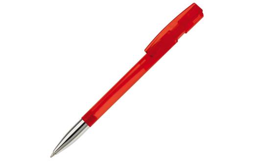 Nash ball pen metal tip transparent Transparent red