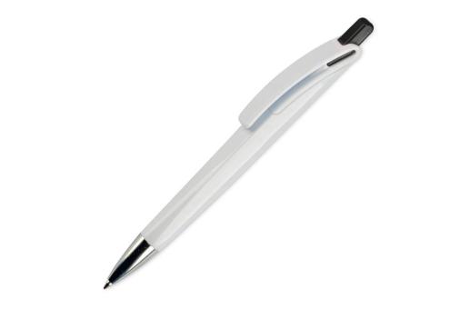 Ball pen Riva hardcolour White/black