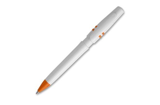 Ball pen Nora hardcolour Orange/white